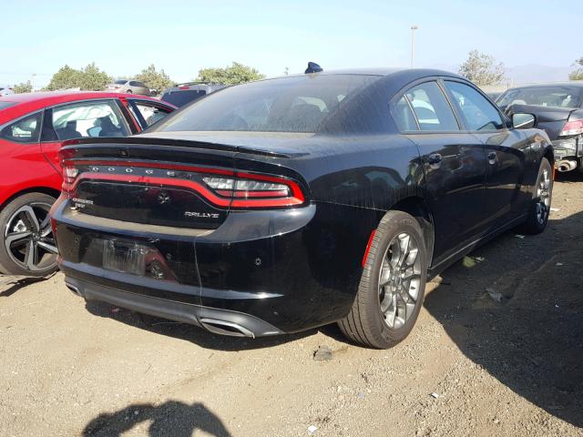 2C3CDXJG3HH599462 - 2017 DODGE CHARGER SX BLACK photo 4