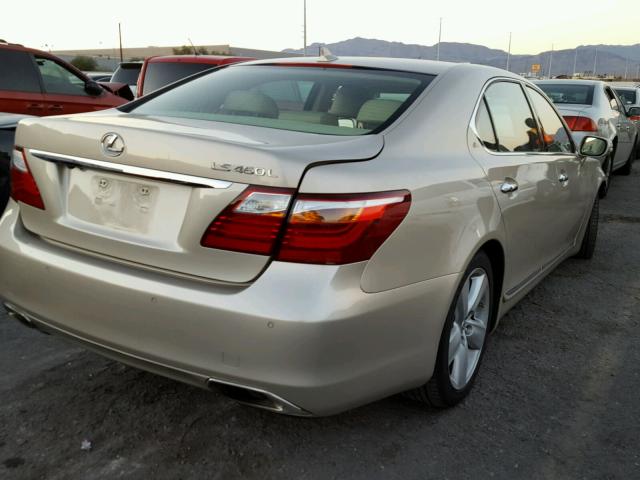 JTHGL5EFXC5046702 - 2012 LEXUS LS 460L TAN photo 4