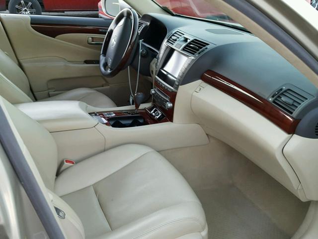 JTHGL5EFXC5046702 - 2012 LEXUS LS 460L TAN photo 5