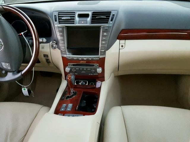 JTHGL5EFXC5046702 - 2012 LEXUS LS 460L TAN photo 9