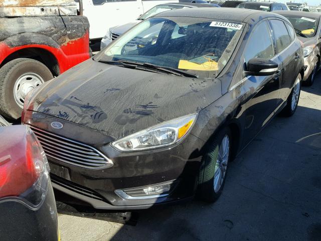 1FADP3N2XFL334672 - 2015 FORD FOCUS TITA BLACK photo 2