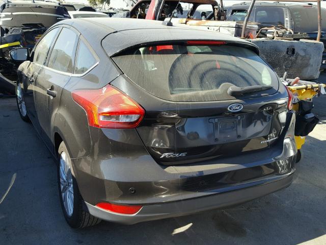 1FADP3N2XFL334672 - 2015 FORD FOCUS TITA BLACK photo 3