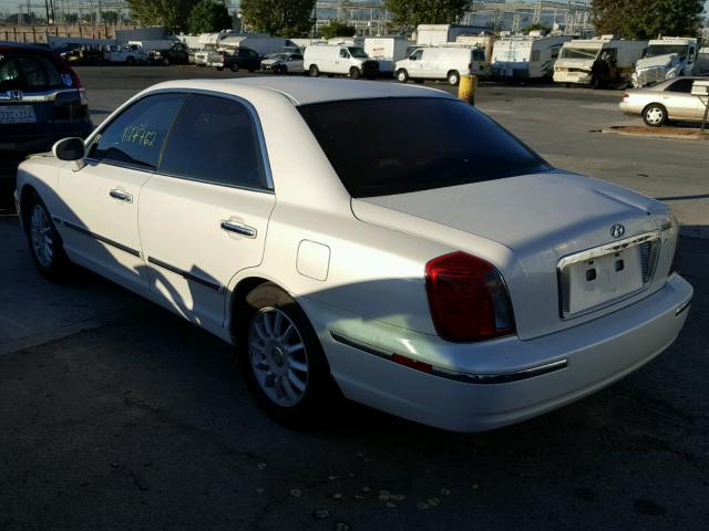 KMHFU45E04A331165 - 2004 HYUNDAI XG 350 WHITE photo 3