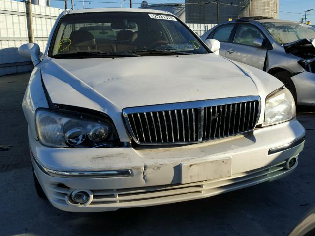 KMHFU45E04A331165 - 2004 HYUNDAI XG 350 WHITE photo 9