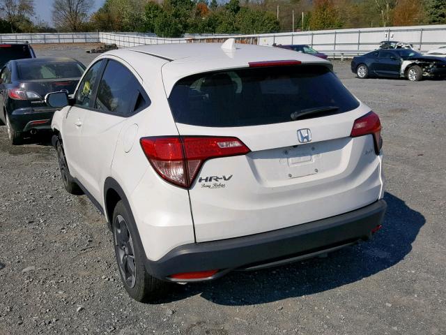 3CZRU6H57JM724968 - 2018 HONDA HR-V EX WHITE photo 3