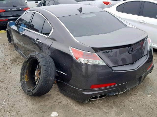 19UUA9F53BA001440 - 2011 ACURA TL GRAY photo 3