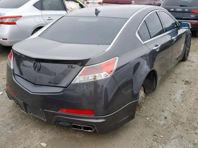 19UUA9F53BA001440 - 2011 ACURA TL GRAY photo 4