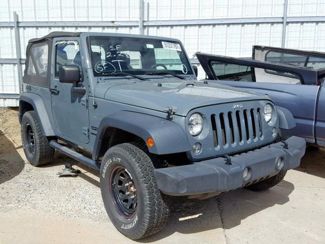 1C4AJWAG1EL134621 - 2014 JEEP WRANGLER S Boz foto 1