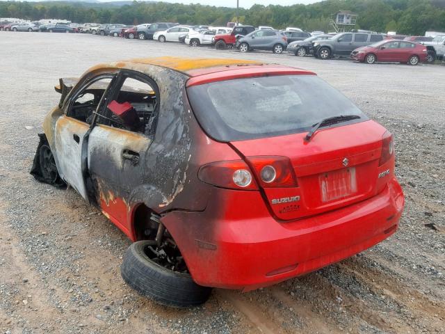 KL5JD66ZX8K801090 - 2008 SUZUKI RENO BASE RED photo 3