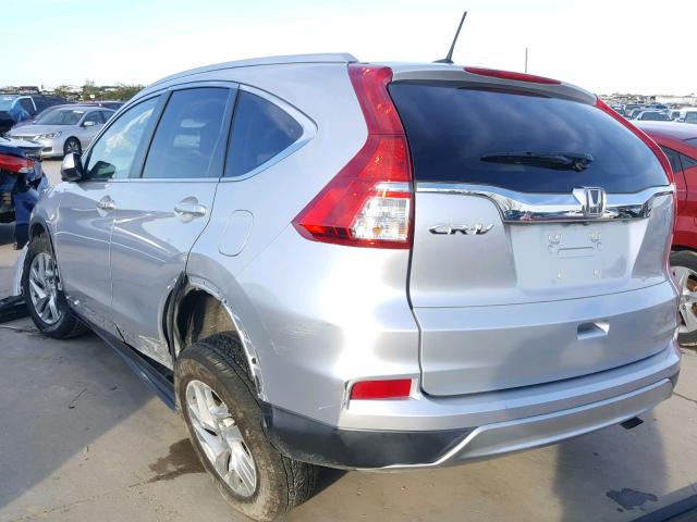 2HKRM3H7XGH503465 - 2016 HONDA CR-V EXL SILVER photo 3