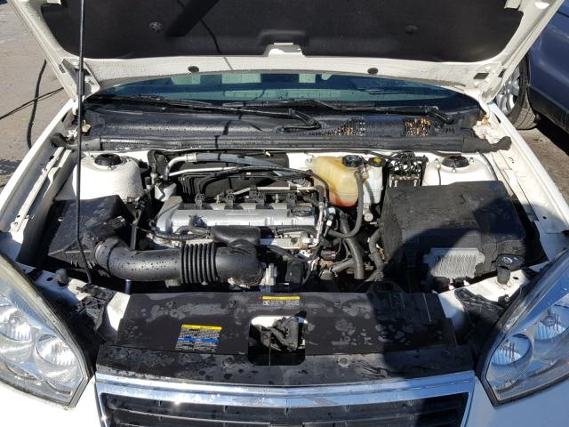 1G1ZS58F97F294912 - 2007 CHEVROLET MALIBU LS 白色 照片 7