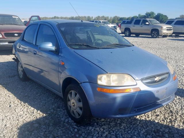 KL1TJ52664B203436 - 2004 CHEVROLET AVEO LS BLUE photo 1