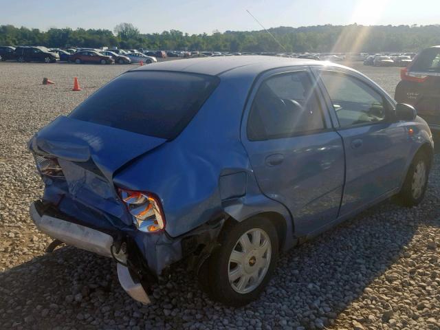 KL1TJ52664B203436 - 2004 CHEVROLET AVEO LS BLUE photo 4