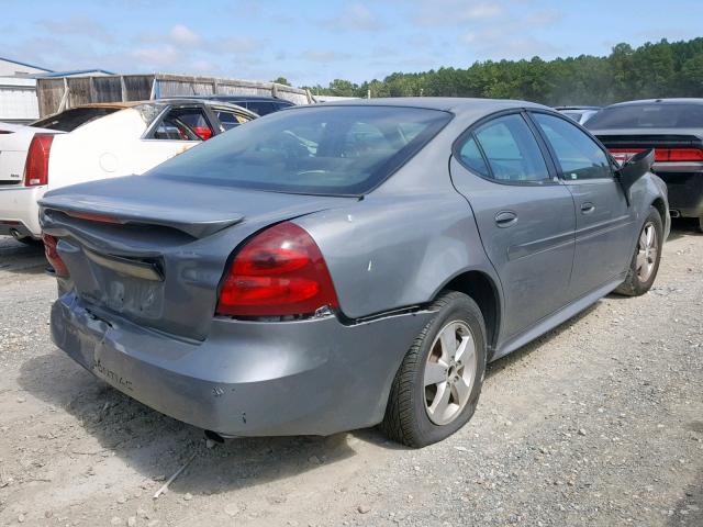 2G2WP552681105918 - 2008 PONTIAC GRAND PRIX GRAY photo 4
