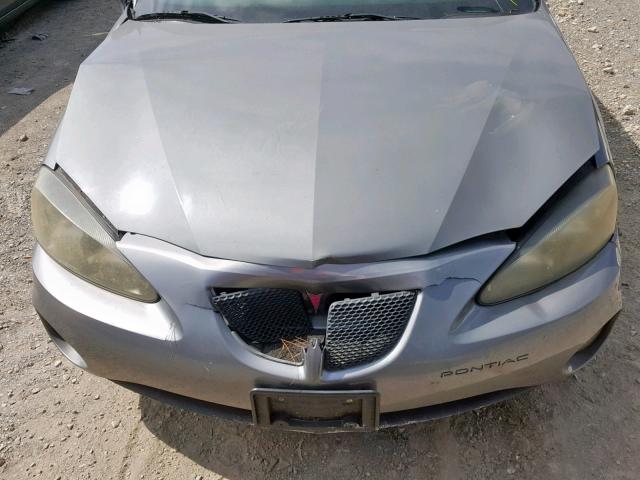 2G2WP552681105918 - 2008 PONTIAC GRAND PRIX GRAY photo 7