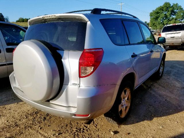 JTMBD33V785200510 - 2008 TOYOTA RAV4 SILVER photo 4