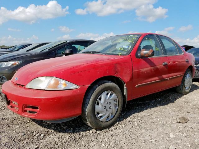 1G1JC524927264684 - 2002 CHEVROLET CAVALIER B RED photo 2