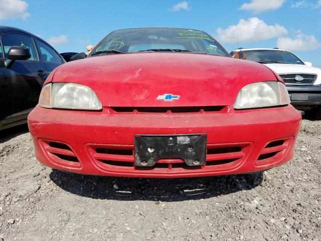 1G1JC524927264684 - 2002 CHEVROLET CAVALIER B RED photo 9