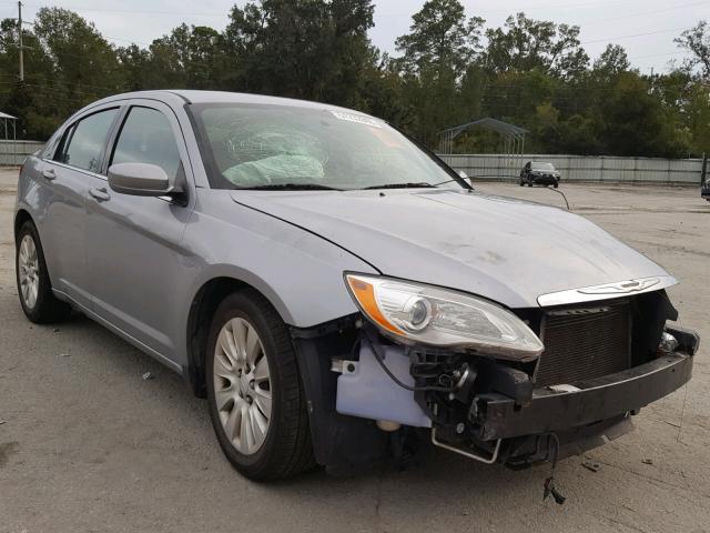 1C3CCBAB1DN560347 - 2013 CHRYSLER 200 LX SILVER photo 1