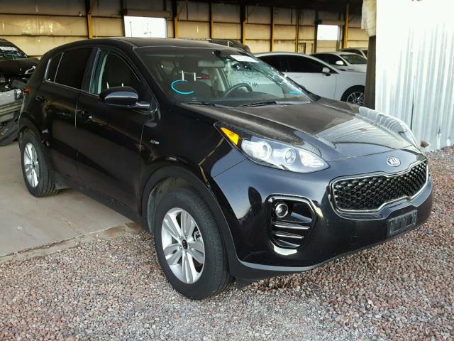 KNDPMCACXJ7399277 - 2018 KIA SPORTAGE L BLACK photo 1