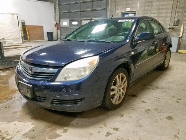 1G8ZS57N27F294955 - 2007 SATURN AURA XE BLUE photo 2