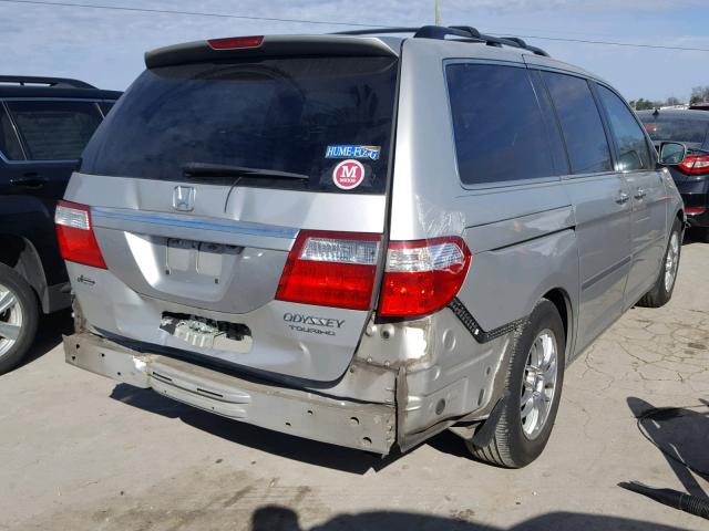 5FNRL38805B086221 - 2005 HONDA ODYSSEY TO SILVER photo 4