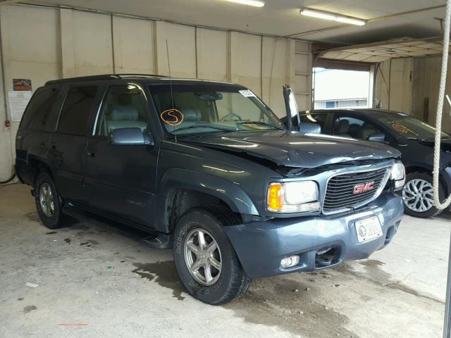 1GKEK63R4YR222291 - 2000 GMC DENALI BLUE photo 1