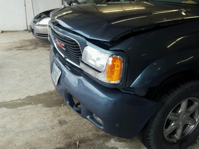 1GKEK63R4YR222291 - 2000 GMC DENALI BLUE photo 9