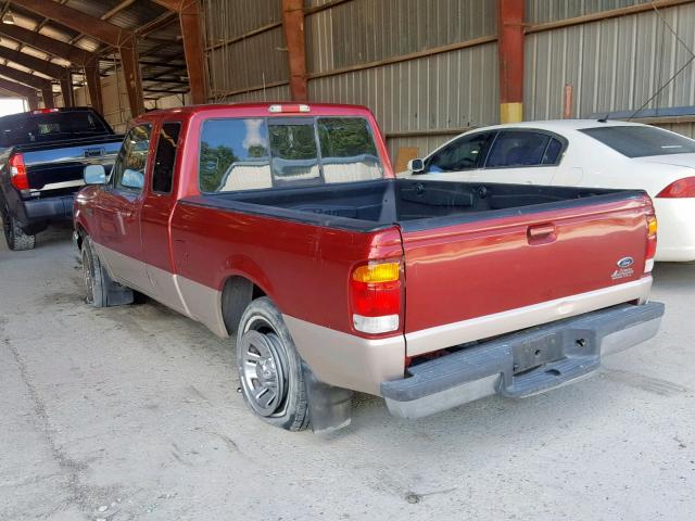 1FTYR14U3WPA51309 - 1998 FORD RANGER SUP RED photo 3