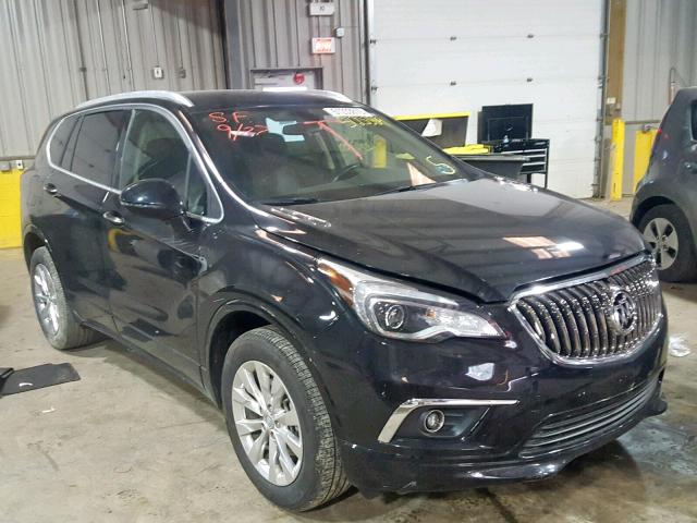 LRBFX2SA1JD082577 - 2018 BUICK ENVISION E BLACK photo 1