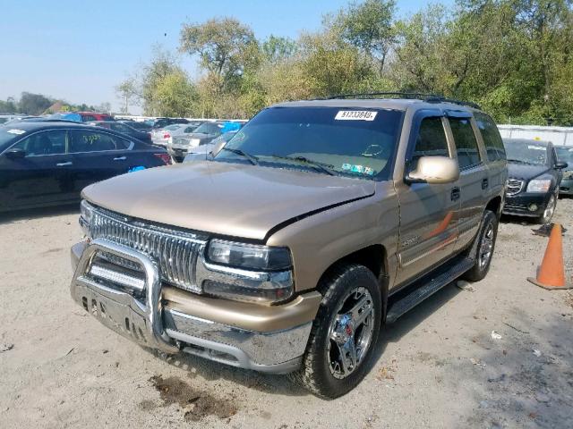 1GNEK13T9YJ170351 - 2000 CHEVROLET TAHOE K150 TAN photo 2