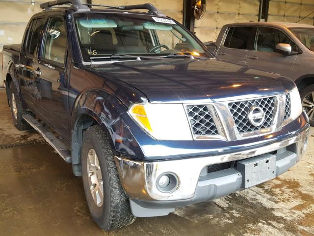 1N6AD07W17C419256 - 2007 NISSAN FRONTIER C BLUE photo 1