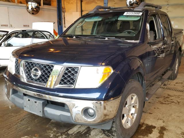 1N6AD07W17C419256 - 2007 NISSAN FRONTIER C BLUE photo 2