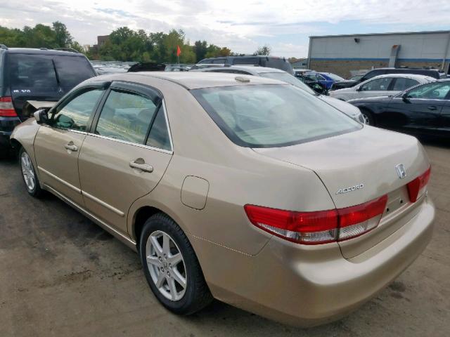 1HGCM665X4A030633 - 2004 HONDA ACCORD EX TAN photo 3