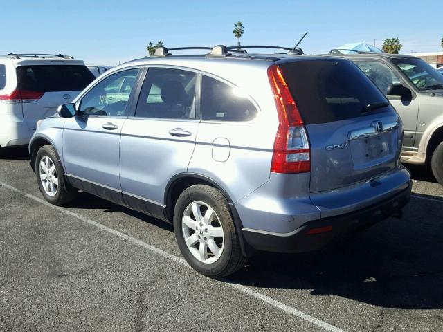 JHLRE48779C005714 - 2009 HONDA CR-V EXL BLUE photo 3