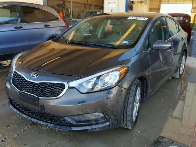 KNAFX4A81E5112914 - 2014 KIA FORTE EX SILVER photo 2