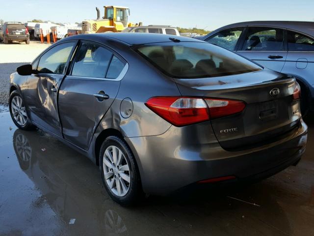 KNAFX4A81E5112914 - 2014 KIA FORTE EX SILVER photo 3