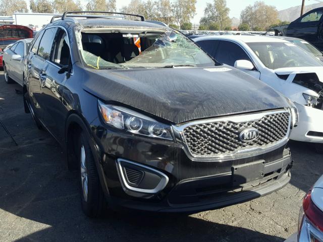 5XYPG4A3XHG288626 - 2017 KIA SORENTO LX BLACK photo 1