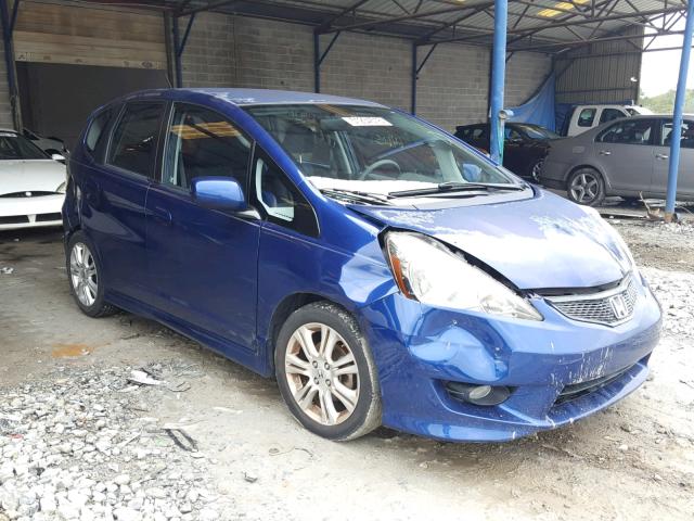 JHMGE88429S002855 - 2009 HONDA FIT SPORT BLUE photo 1