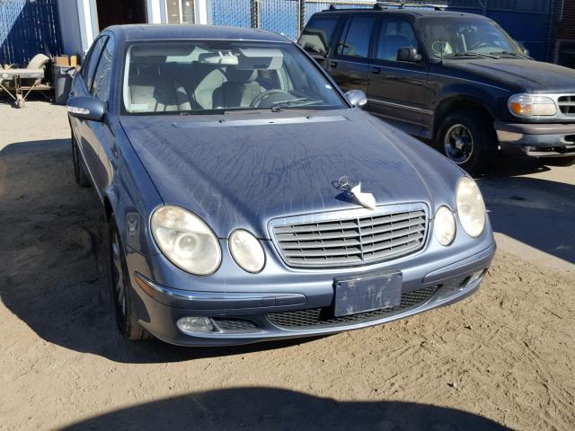 WDBUF65J64A460007 - 2004 MERCEDES-BENZ E 320 BLUE photo 1