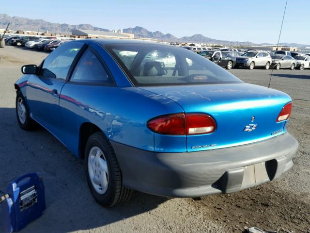 1G1JC1249V7221637 - 1997 CHEVROLET CAVALIER B BLUE photo 3