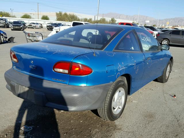 1G1JC1249V7221637 - 1997 CHEVROLET CAVALIER B BLUE photo 4