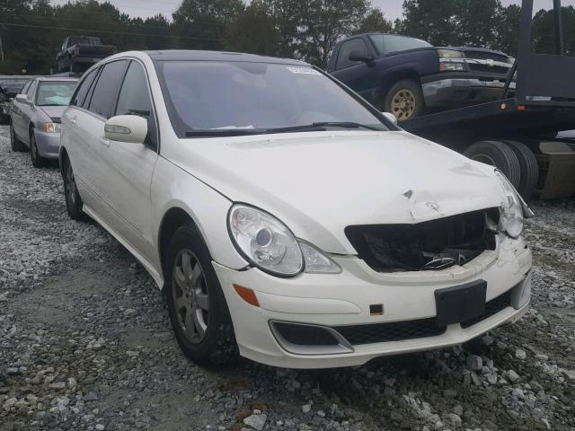 4JGCB65E97A045680 - 2007 MERCEDES-BENZ R 350 WHITE photo 1