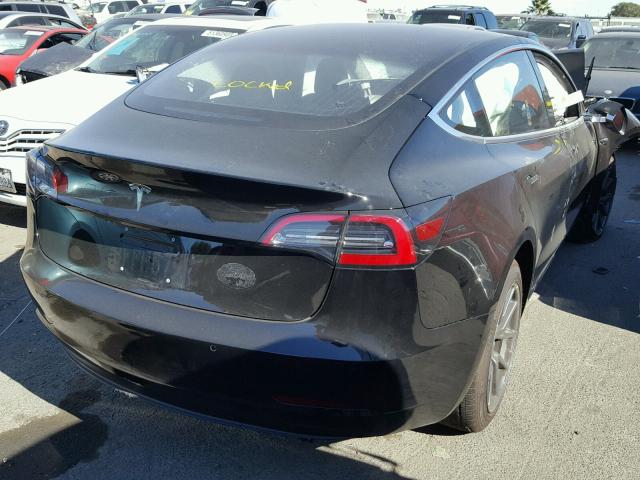 5YJ3E1EA3JF053803 - 2018 TESLA MODEL 3 BLACK photo 4