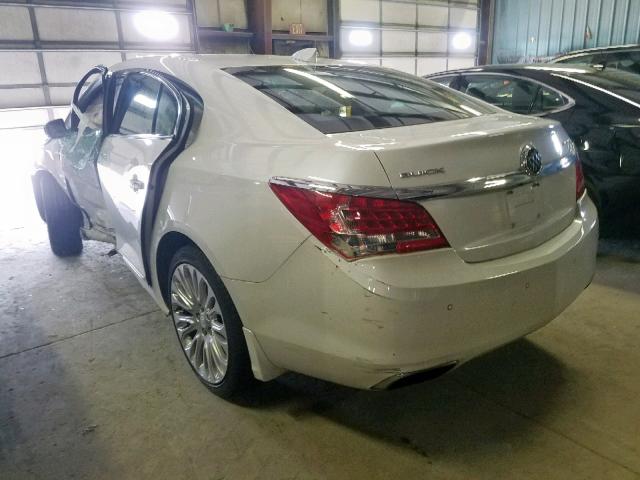 1G4GF5G31FF139548 - 2015 BUICK LACROSSE P WHITE photo 3