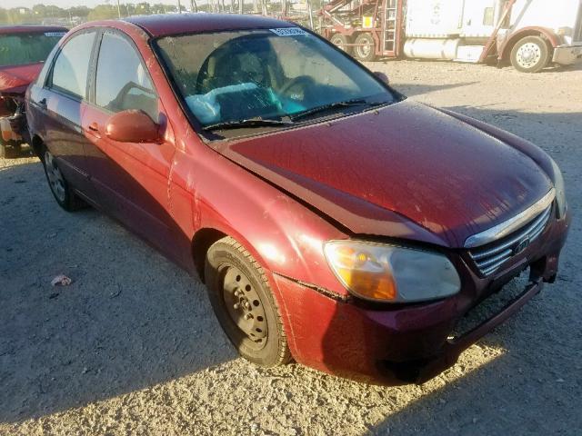 KNAFE121675429984 - 2007 KIA SPECTRA EX MAROON photo 1