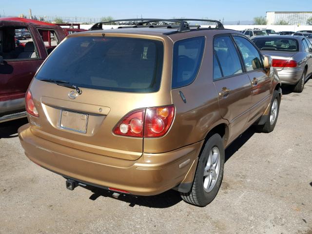 JT6GF10UXX0026547 - 1999 LEXUS RX 300 GOLD photo 4