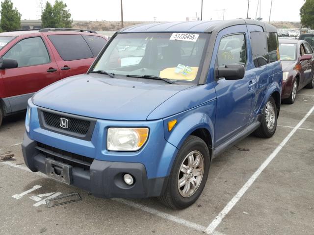 5J6YH28726L026562 - 2006 HONDA ELEMENT EX BLUE photo 2