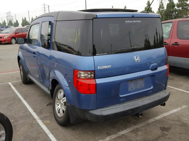 5J6YH28726L026562 - 2006 HONDA ELEMENT EX BLUE photo 3