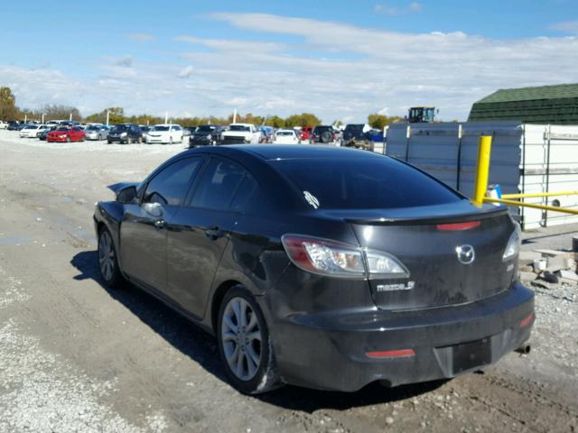 JM1BL1S69A1233622 - 2010 MAZDA 3 S BLACK photo 3